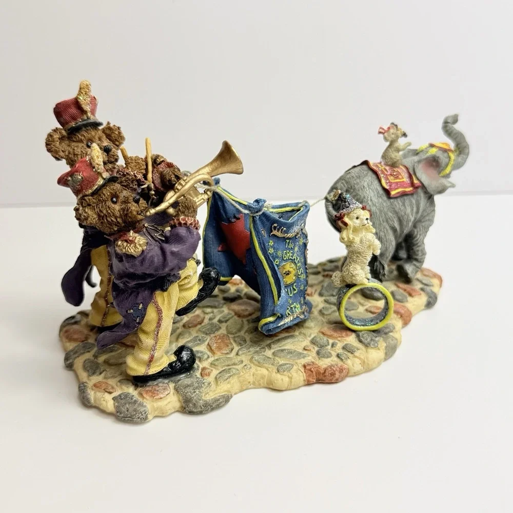 Vintage Boyds Bears Circus Parade Elephant Figurine 227808 Limited Edition 7021